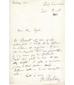 BERLIOZ (Hector), compositeur. Lettre autographe à Engels (G 3769)