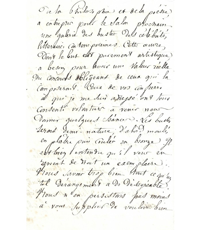 ROCHEFORT (Henri de), journaliste et homme politique. Lettre autographe (G 2761)