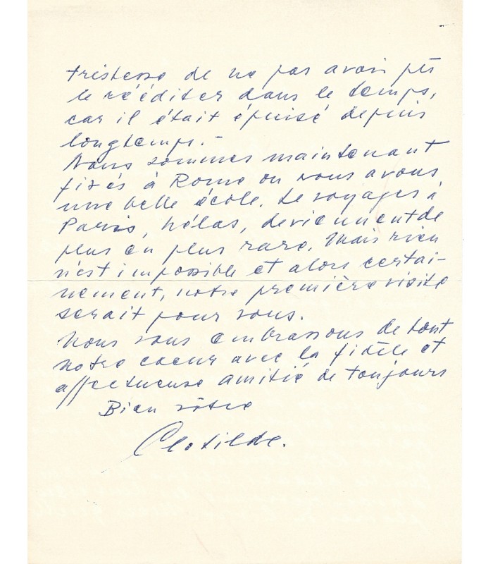 SAKHAROFF (Clotilde), danseuse expressionniste allemande. Carte autographe (G 997)