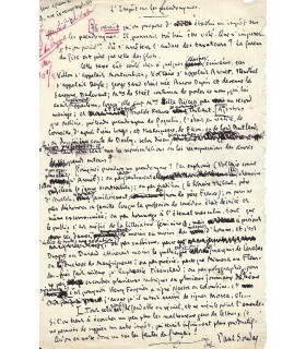 SOUDAY Paul, critique littéraire. Manuscrit Autographe (G 3815)