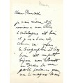 HENNER (Jean Jacques), peintre, portraitiste. Lettre autographe (G 4357)