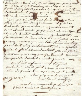 LEFEBVRE (F.J.), Maréchal d'Empire, duc de Dantzig. Lettre autographe (G 2907)