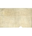LOUIS XIII, roi de France. Pièce signée [secrétaire] (G 3924)