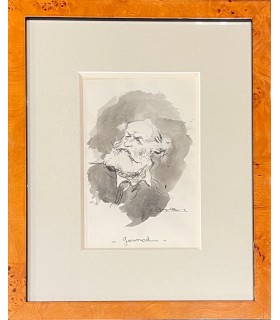 VILLA (Georges-Emile) - GOUNOD (Charles). DESSIN ORIGINAL (G 6127)