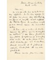BRUNEAU Alfred, compositeur. Lettre Autographe (G 3433)
