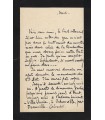 BRUNEAU Alfred, compositeur. Lettre Autographe (G 3031)