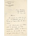 BRUNEAU Alfred, compositeur. Lettre Autographe (G 2221)