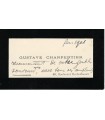 CHARPENTIER Gustave, compositeur. Lettre Autographe (G 2501)