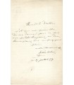 COHEN Jules, compositeur. Lettre Autographe (G 1686)