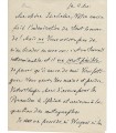 CUI César, compositeur russe. Lettre Autographe (G 3029)