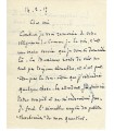 DUBOIS Théodore, compositeur. Lettre Autographe (G 2563)