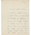 GODARD Benjamin, compositeur. Lettre Autographe (G 2222)