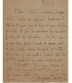 GODARD Benjamin, compositeur. Carte-lettre Autographe. (G 3563)