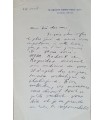FARRERE (Claude), ecrivain et officier de marine. Lettre autographe (E 10895)