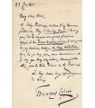 COPPEE (François), écrivain et poète. Lettre autographe (G 1997)