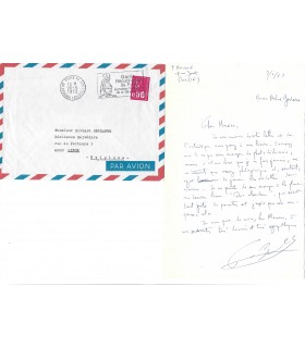BOULLE Pierre, écrivain. Lettre Autographe (G 4244)
