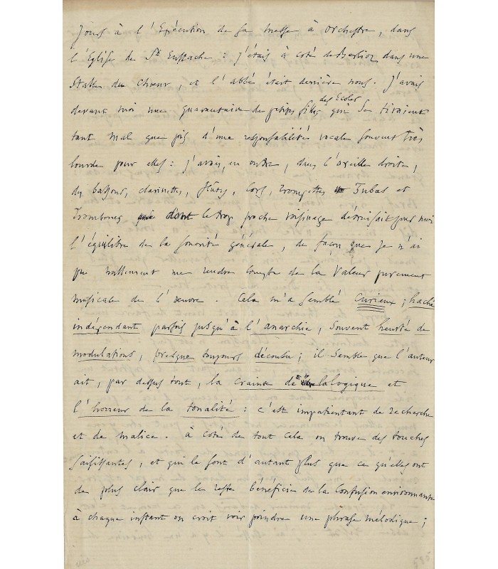 GOUNOD Charles, à Jules Richomme, 23 mars 1866 (Réf. G 4826)