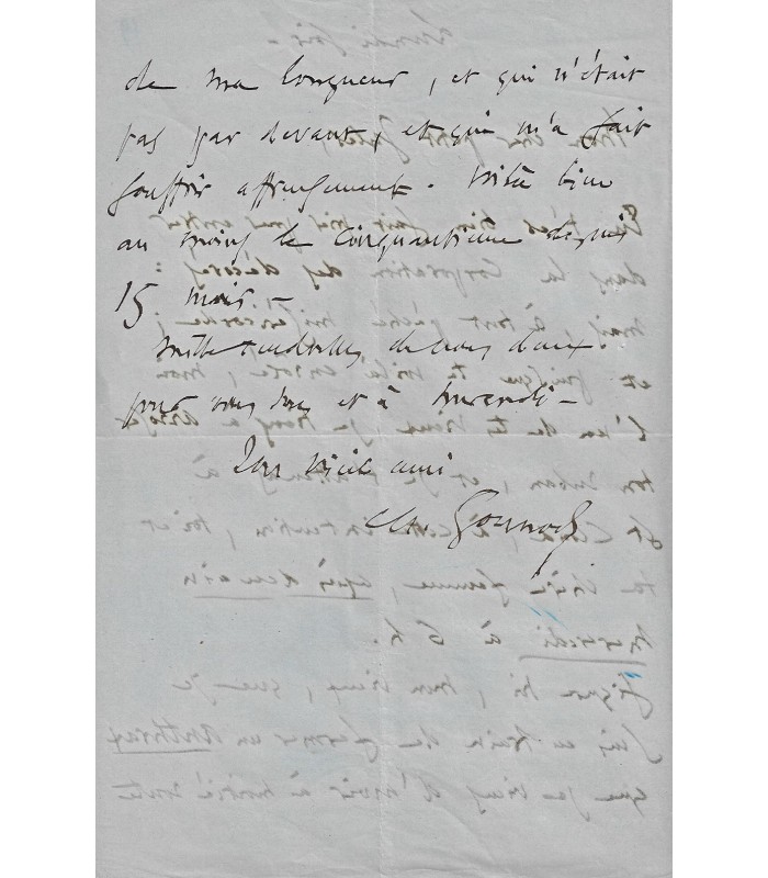 GOUNOD Charles, à Jules Richomme, 16 juillet 1867 (Réf. G 4828)