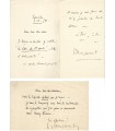 MASSENET Jules, compositeur.  2 Lettres et 1 carte Autographes (E 10914)