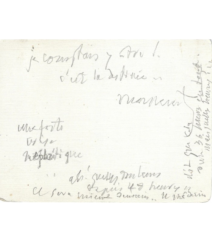 MASSENET Jules, compositeur.  2 Lettres et 1 carte Autographes (E 10914)
