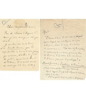 ROSNY J-H aîné, écrivain. Lettre Autographe (G 2007)
