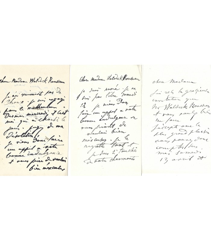 HENNER Jean-Jacques, peintre. 26 Lettres Autographes (G 1297)