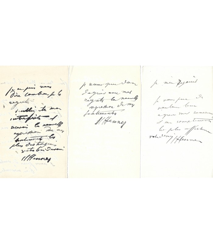 HENNER Jean-Jacques, peintre. 26 Lettres Autographes (G 1297)