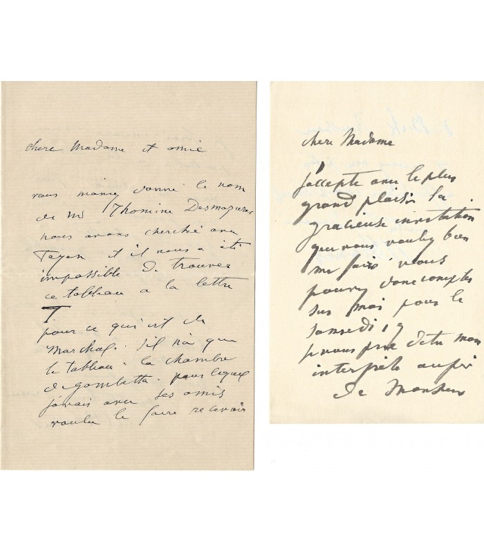 HENNER Jean-Jacques, peintre. 26 Lettres Autographes (G 1297)