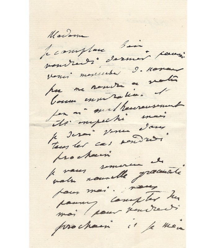 HENNER Jean-Jacques, peintre. 26 Lettres Autographes (G 1297)