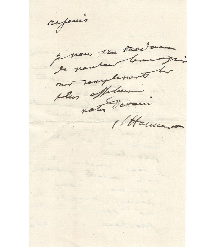 HENNER Jean-Jacques, peintre. 26 Lettres Autographes (G 1297)