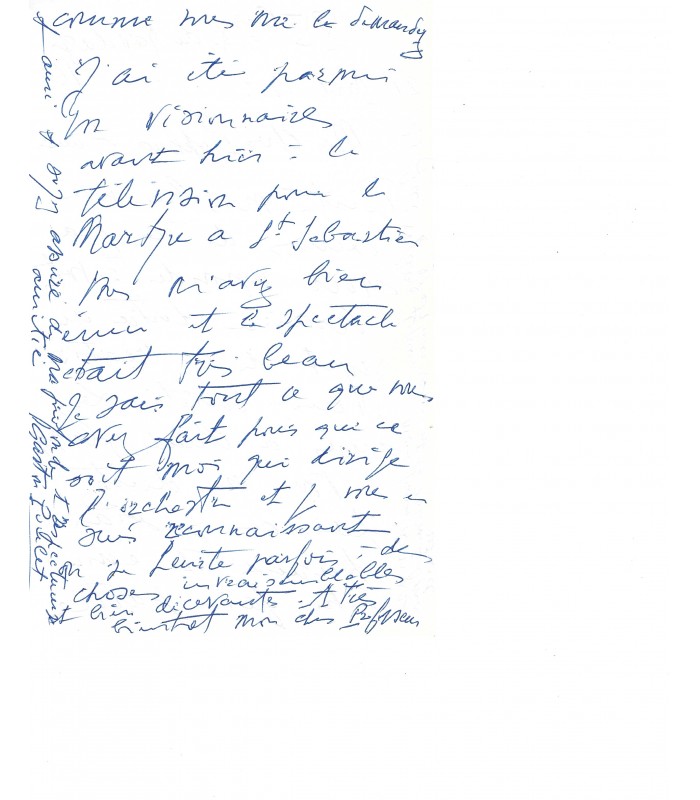 [DEBUSSY Claude] 14 Lettres Autographes de différentes personnalités  (E 10927)