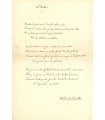 BANVILLE (Théodore de), poète. Poème autographe "L'Archer" (G 3752)