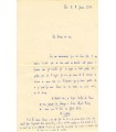 QUEFFELEC Henri, écrivain. Lettre Autographe (G 4945)
