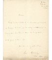 BRUNSCHVICG Léon, philosophe. Lettre Autographe (E 10930)