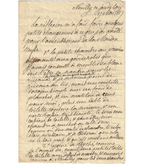LOUIS PHILIPPE 1er, Roi des Français de 1830 à 1848. Lettre autographe (G 4720)