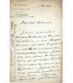 CAZALS Frédéric-Auguste, peintre. Lettre Autographe (E 10945)