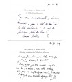 DRUON Maurice, écrivain. Carte Autographe (G 3664)