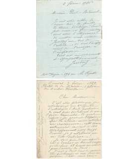 DUZEA Jeanne,  astrologue. 7 Lettres Autographes (E 10940)