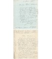 DUZEA Jeanne,  astrologue. 7 Lettres Autographes (E 10940)