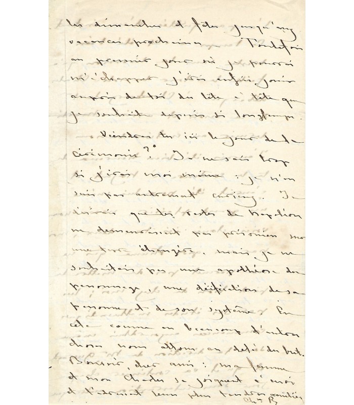 BAUDIN Charles, officier de marine. Lettre Autographe (G 545)