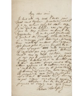 ROCHEFORT Henri de, journaliste, dramaturge, homme politique. Lettre autographe (G 5336)