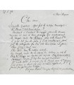 GALIPEAU Félix, comédien. Lettre Autographe (G 923)