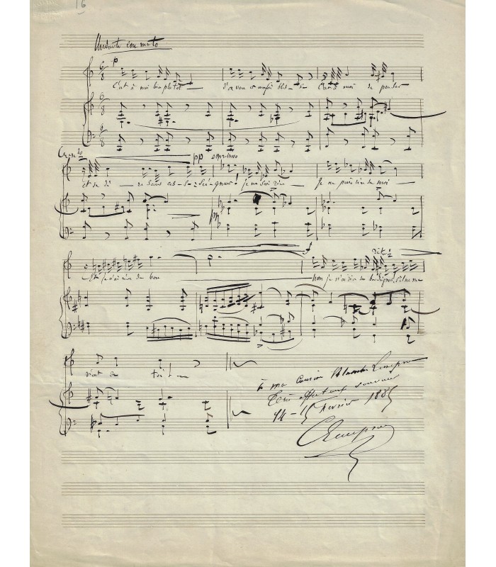 LENEPVEU CharlesFerdinand. Compositeur.