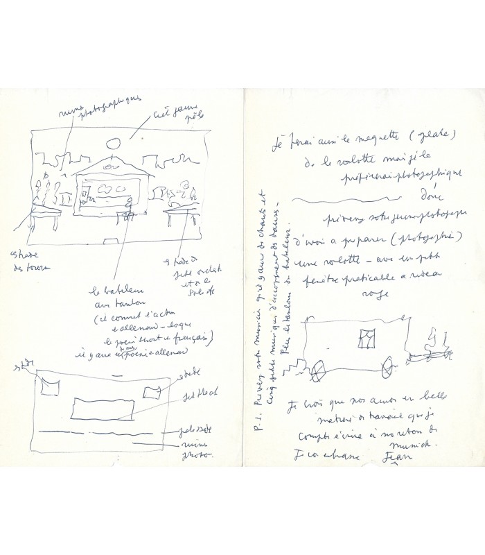 COCTEAU Jean, poète. Lettre Autographe (G 3073)