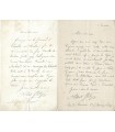GLATIGNY Albert, poète. 5 Lettres Autographes ( E 10951)