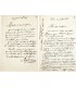 COUDER Auguste, peintre. 2 Lettres Autographes (E 10947)