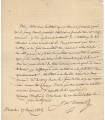NORVINS Jacques, magistrat. Lettre Autographe ( E 10953)
