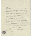 MICHAUD Joseph François. Historien, journaliste. Lettre et Manuscrit ("Notes sur Le Caire") (Réf. E 10413)