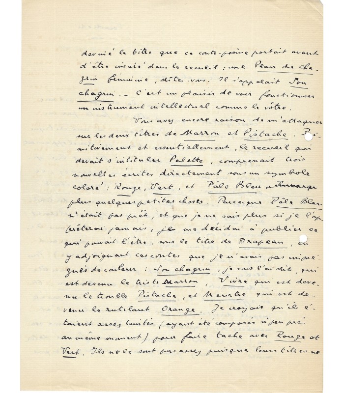 BRAGA (Dominique). 10 lettres autographes signées à l'essayiste et critique Pierre Abraham (G 1408)