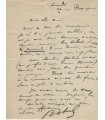 BOTREL Théodore, compositeur. Lettre autographe (Réf. G 4952)